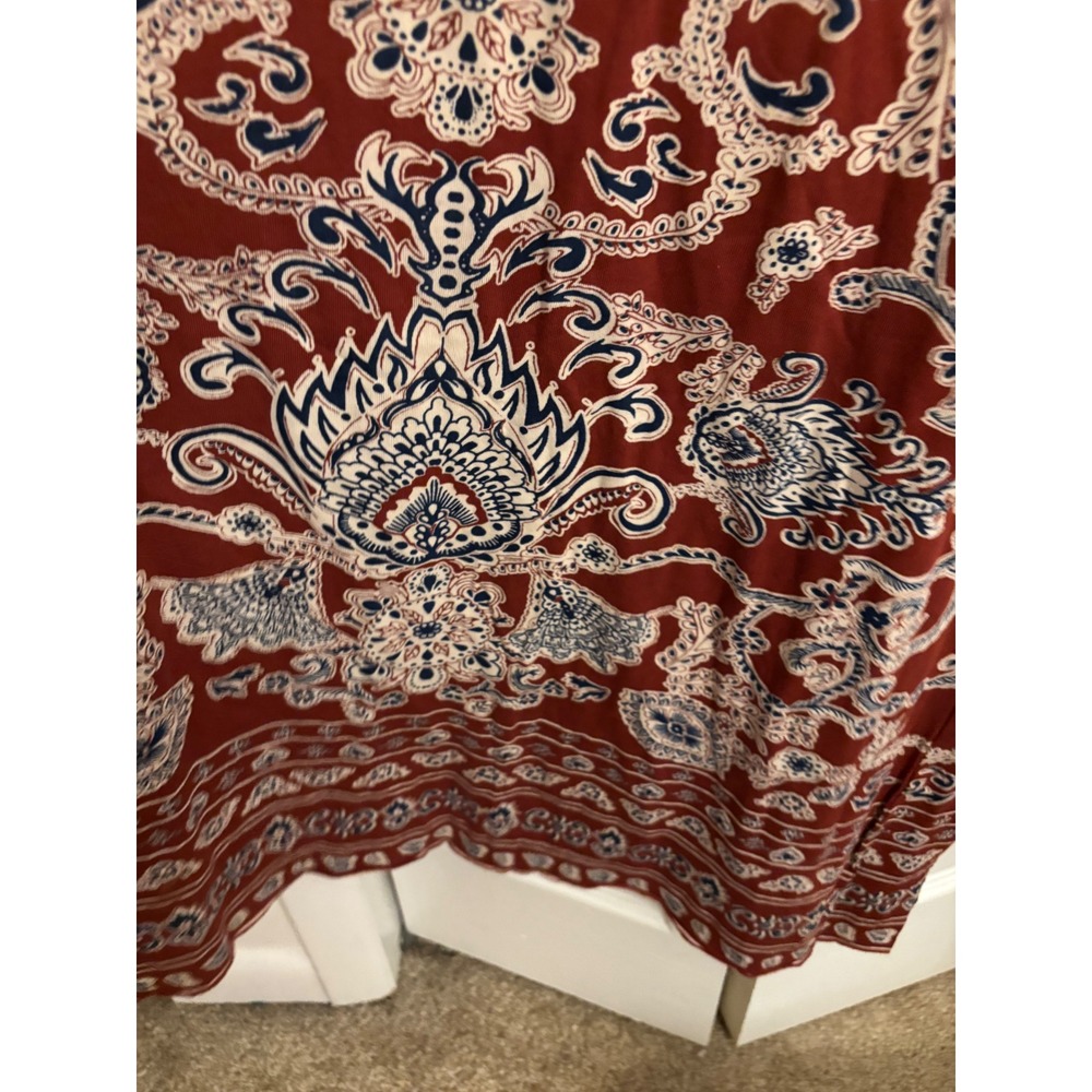 Billabong Love Long Last Maxi Dress Size M NWT Burnt Helena Boho Print MSRP $70 - Picture 7 of 11